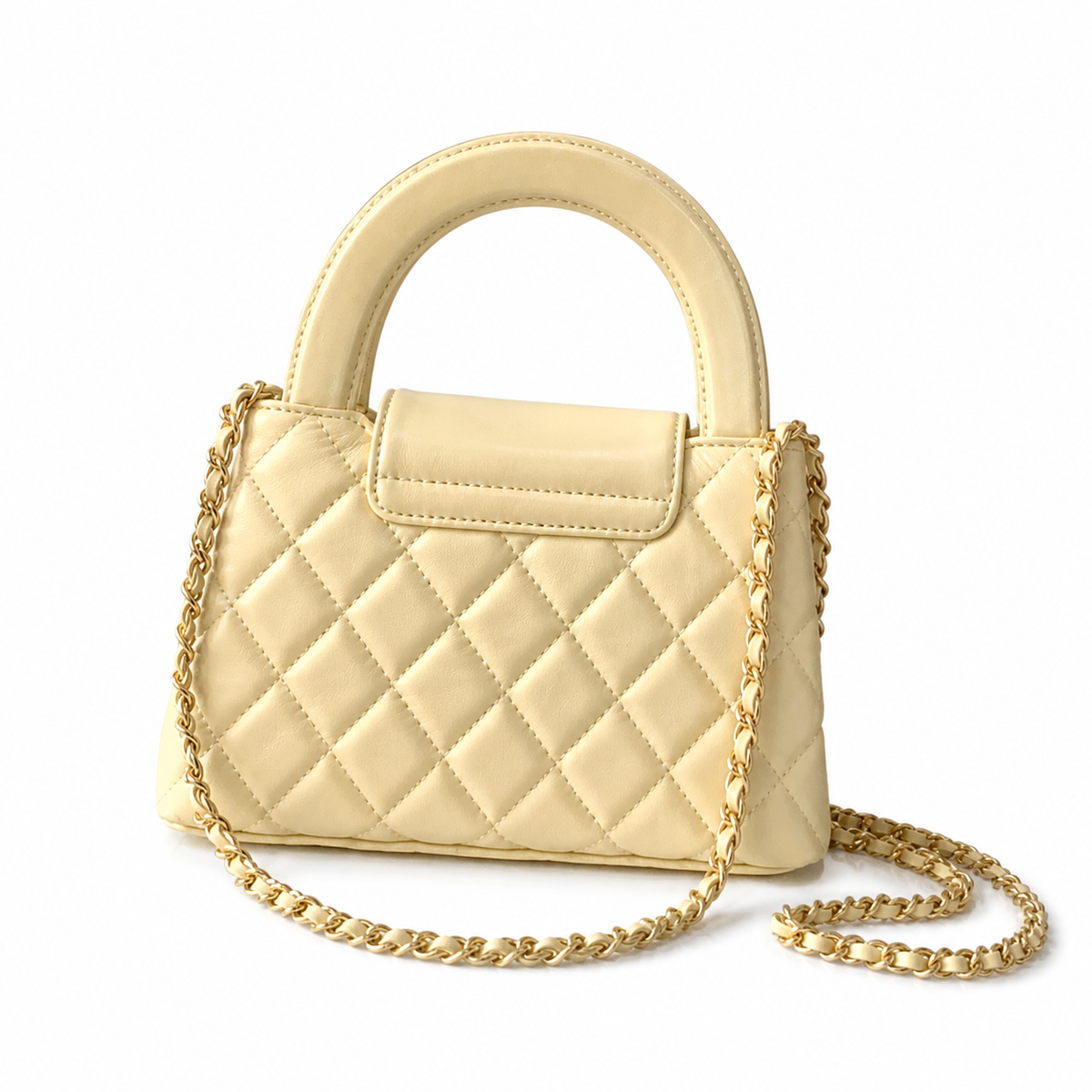 Chanel Classic Crossbody Bag 13×19×7cm | Quilted Leather Chain Shoulder Bag