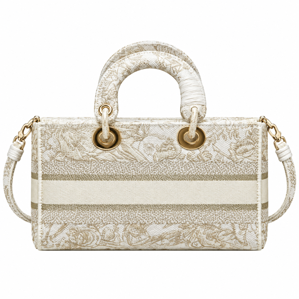 Dior Cannage Quilted Evening Top Handle Bag 26cm