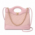 Chanel Large Quilted Crossbody Bag 22×23×5.5cm | Work Tote Alternative Leather Shoulder Bag