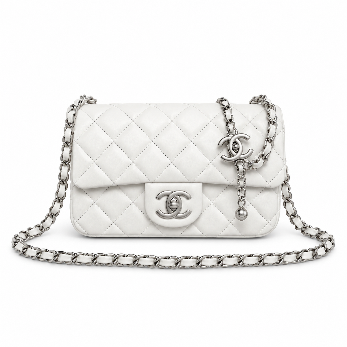 Chanel Quilted Evening Shoulder Bag 20×13×7cm