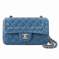 Chanel Classic Small Flap Bag Light Denim 20cm