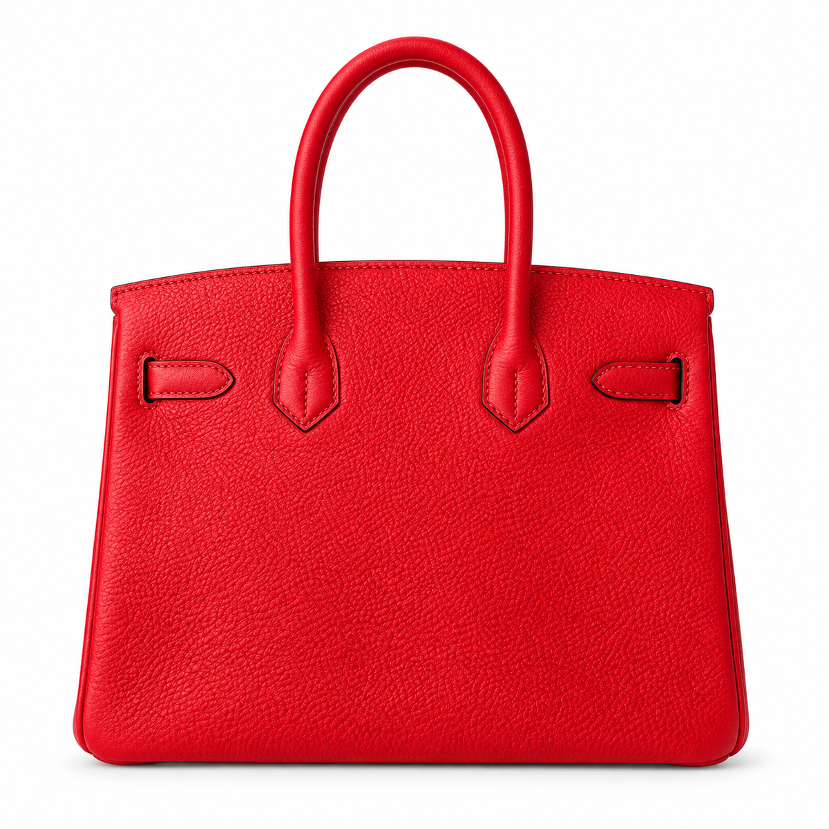 Hermès 25cm Structured Handbag – Open-Top Luxury Leather