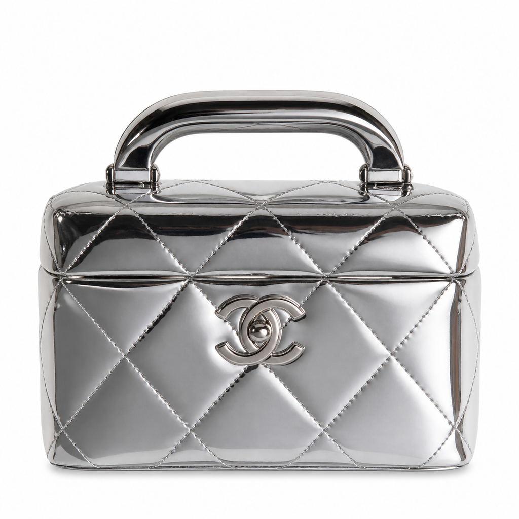 Chanel Slim Chain Bag Beige | Crossbody 18×4.5×13cm