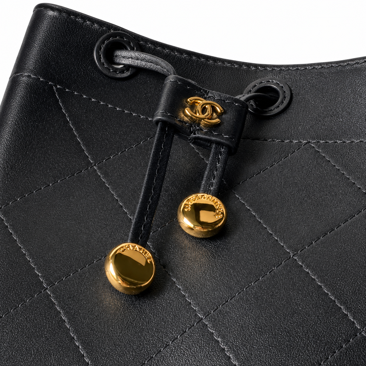 Chanel CC Logo Vanity Case Crossbody Bag 23×23×14.5cm