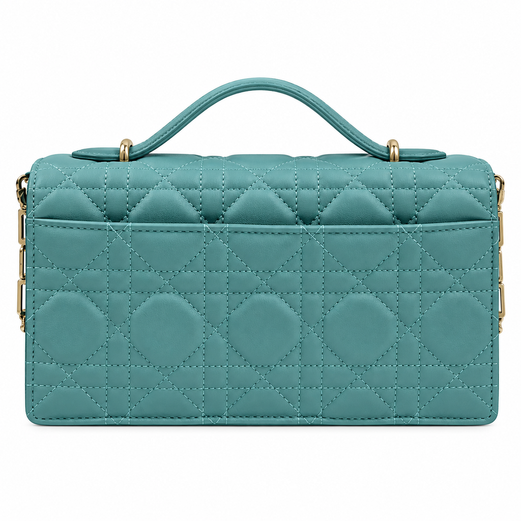Dior Cannage Quilted Signature Flap Bag 21cm