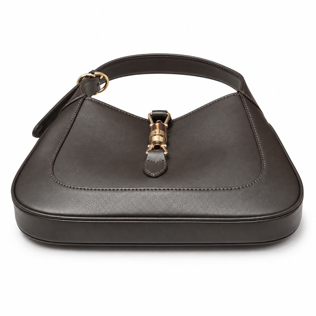 Gucci Jackie 1961 Small Hobo in Dark Chocolate Polished Leather