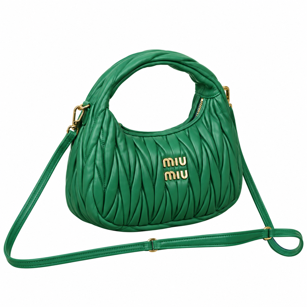 Miu Miu Leather Crossbody Bag 20cm