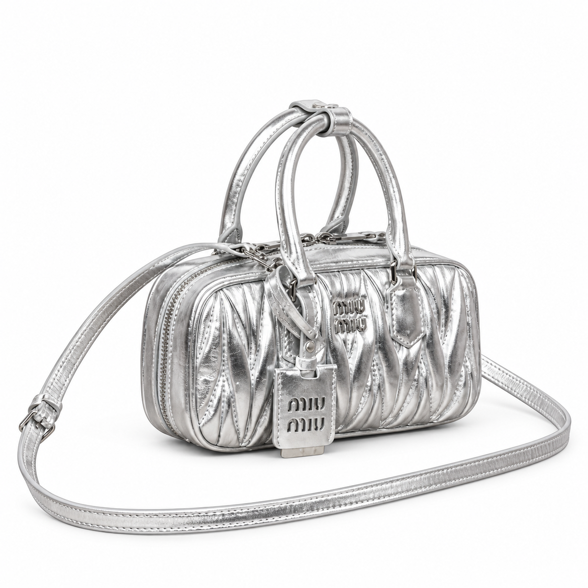 Miu Miu Mini Leather Shoulder Bag 19cm