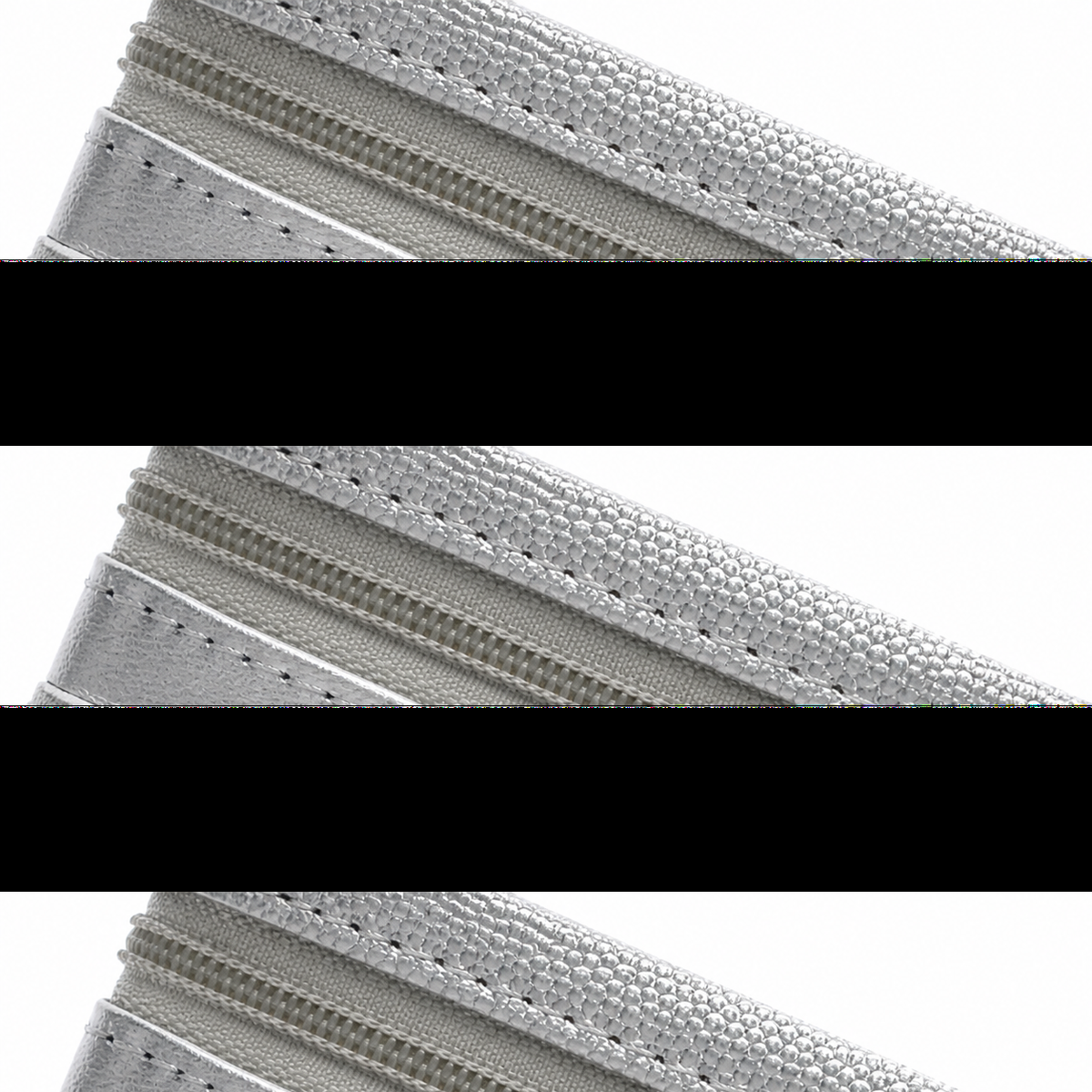 CHANEL Silver Metallic Quilted Lambskin Top Handle Mini Flap Chain Bag