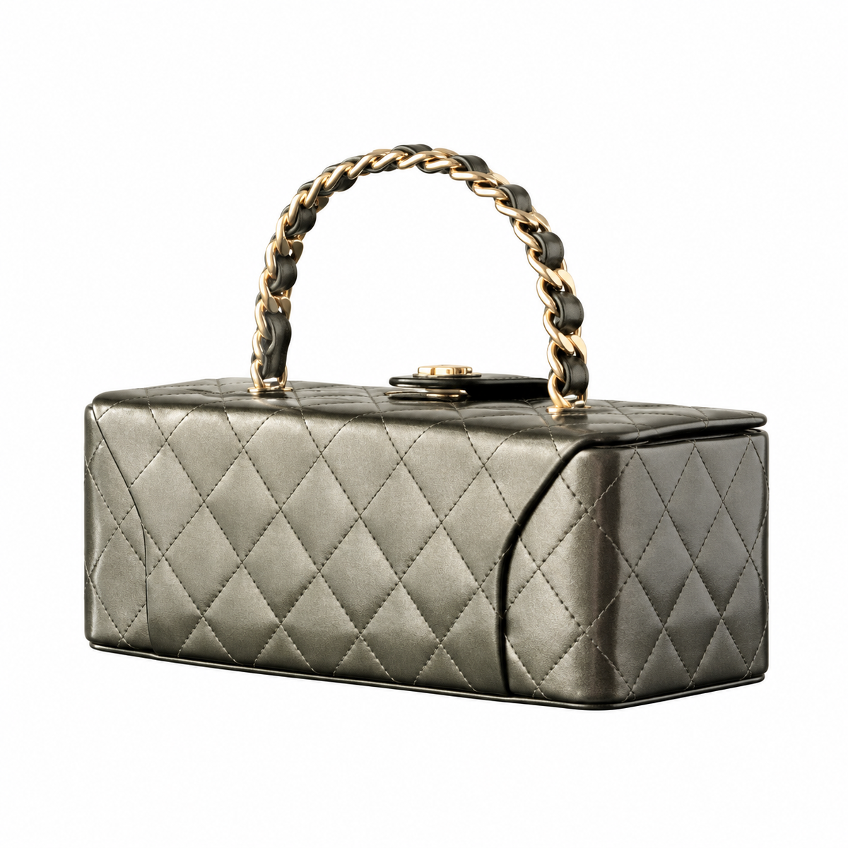 Chanel Classic Evening Bag – 20×8.5×6cm | Quilted Leather Handbag