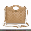 Chanel Quilted Crossbody Bag 22×23×5.5cm | Classic Structured Leather Chain Shoulder Bag