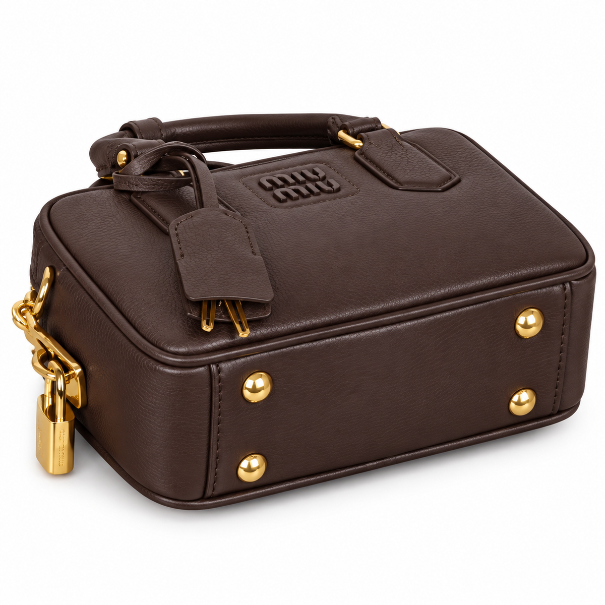Miu Miu Convertible Leather Bag 19×13×6 cm