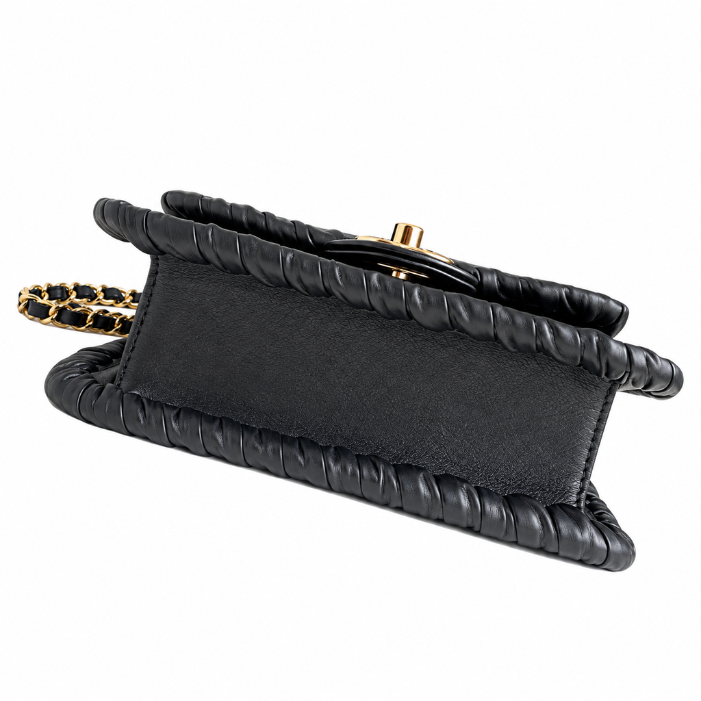 Chanel Quilted Leather Flap Bag 19cm