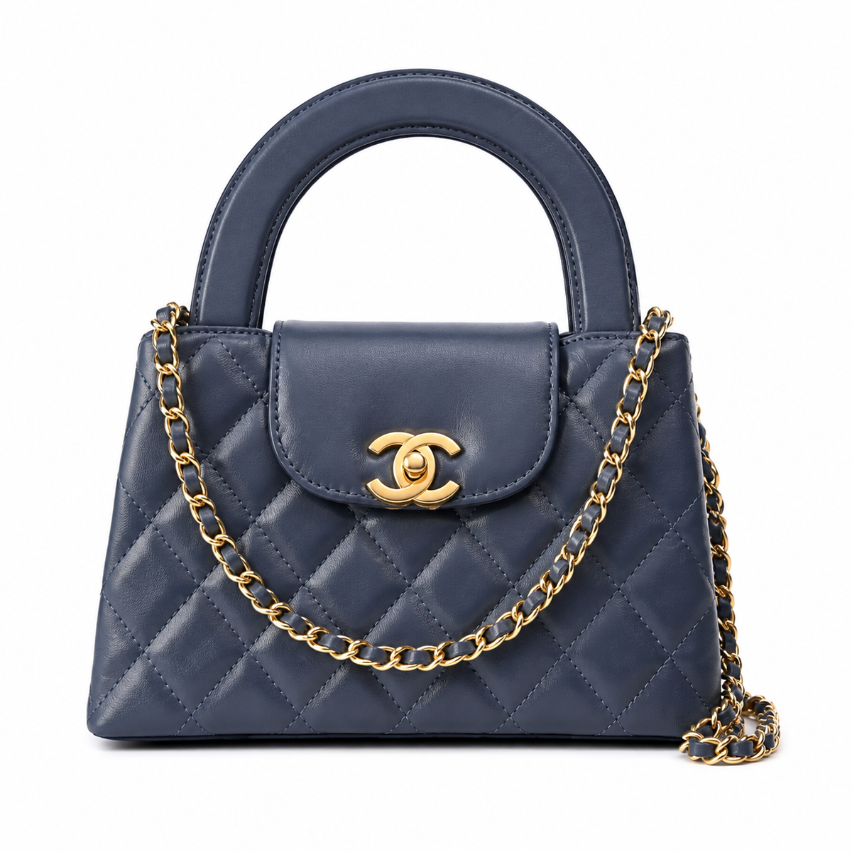Chanel Mini Crossbody Work Bag 13×19×7cm | Quilted Leather Commuter Shoulder Bag