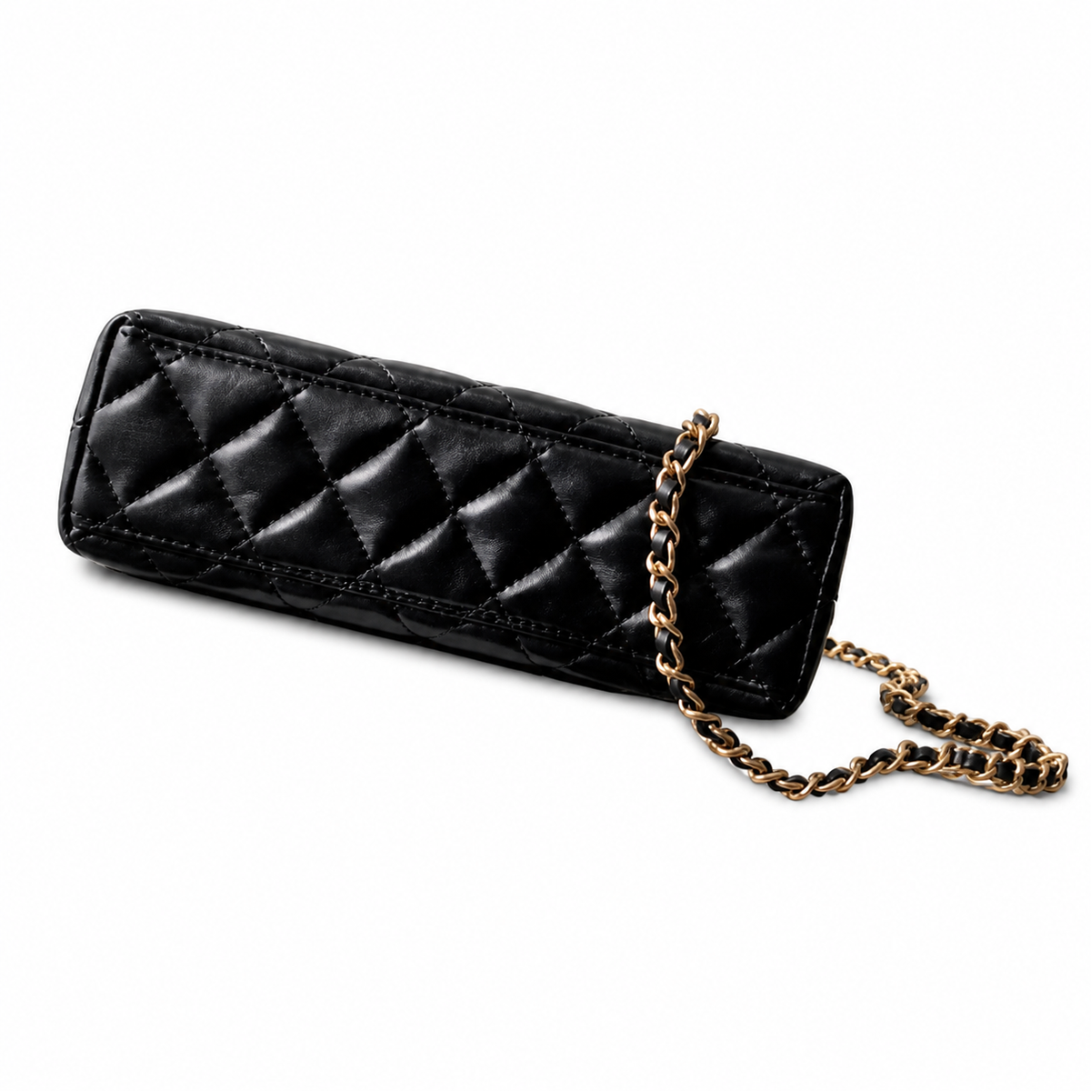 Chanel Quilted Travel Crossbody Bag 13×19×7cm | Compact Leather Vacation Shoulder Bag