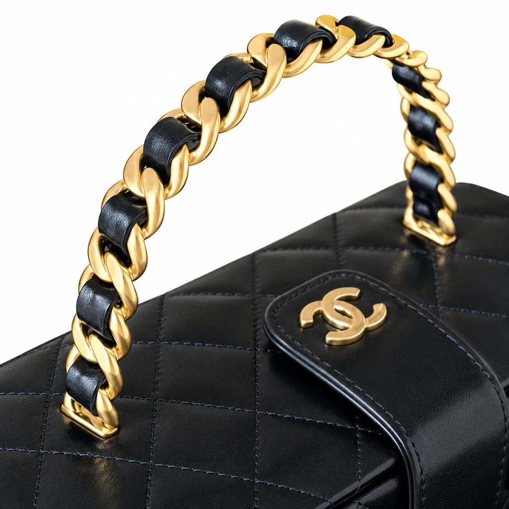 Chanel Mini Rectangle Flap Bag – 20×8.5×6cm | Quilted Leather Handbag
