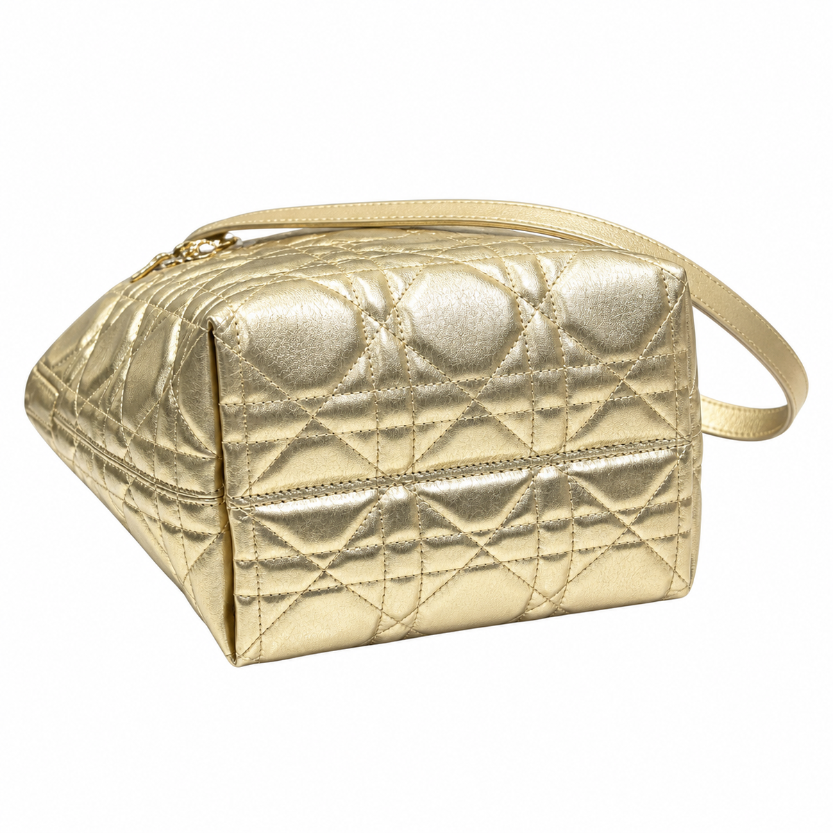 Dior Cannage Quilted Travel Shoulder Bag 23cm