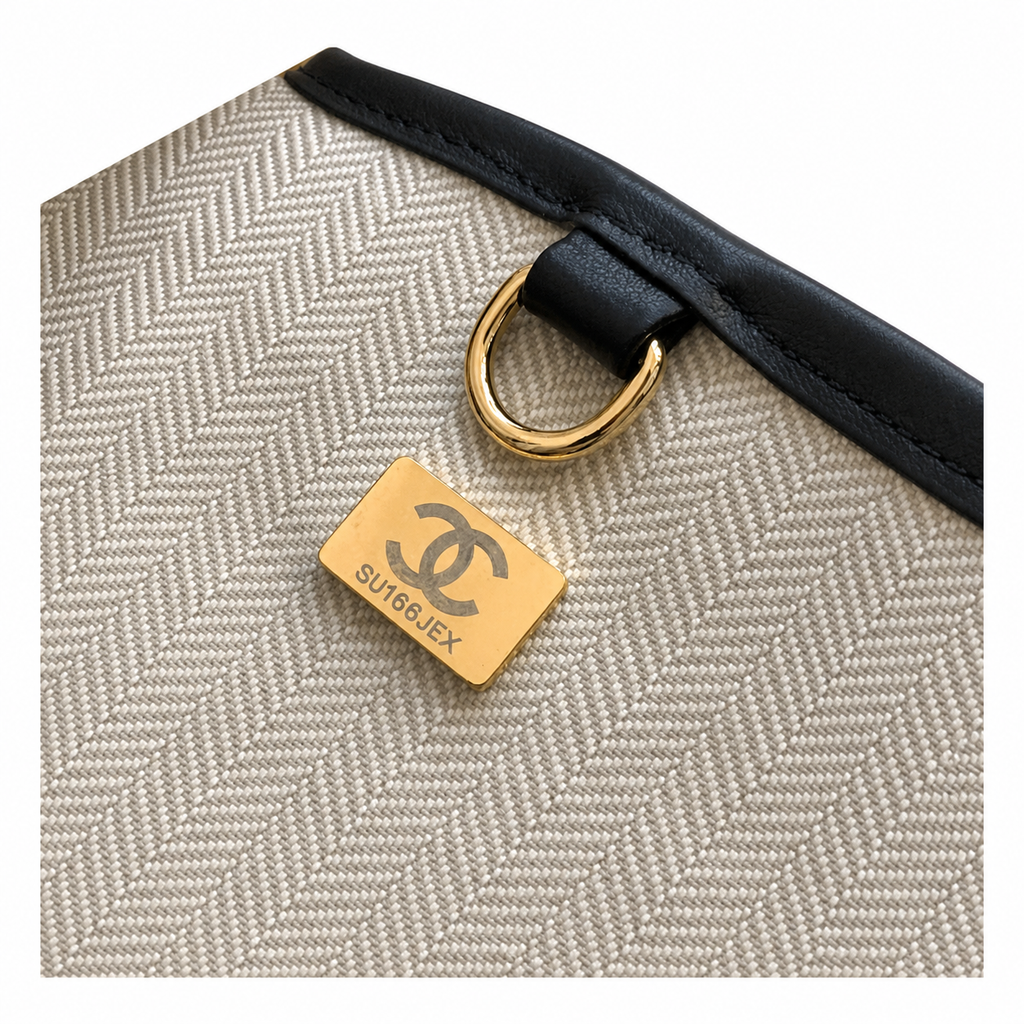 Chanel Logo Print Small Square Crossbody Bag 20.5×21×15cm