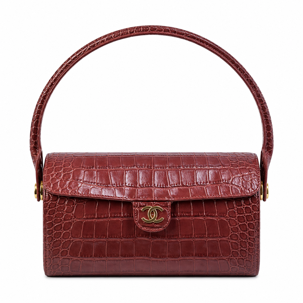 Chanel CC Quilted Top Handle Bag | Detachable Chain & Gold — 23cm