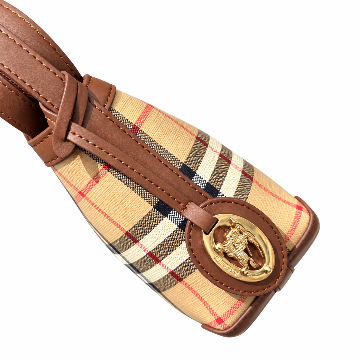 Burberry Refined Leather Shoulder & Crossbody Bag