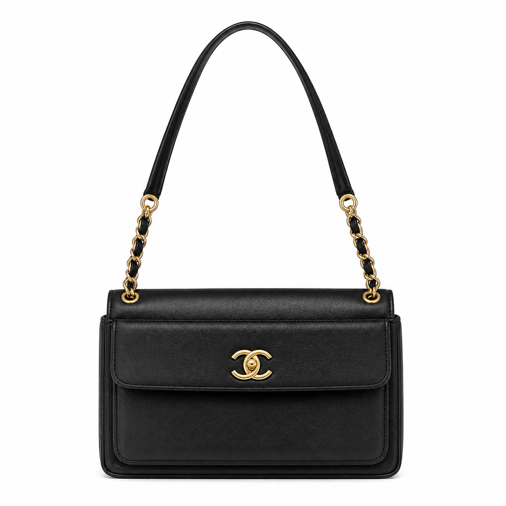 Chanel Vanity Case Bag – 20×10.5×22cm | Quilted Leather Crossbody