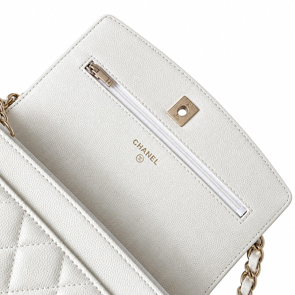 Chanel Mini Flap Bag with Top Handle White Lambskin Gold CC Hardware 18.5cm