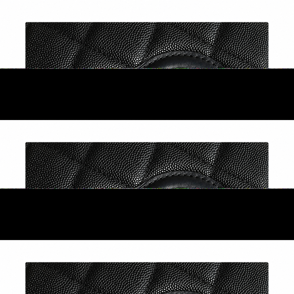Chanel CC Filigree Quilted Caviar Leather Top Handle Crossbody Bag Black