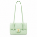 Chanel Classic Flap Bag – Beige Quilted Lambskin, Gold Hardware