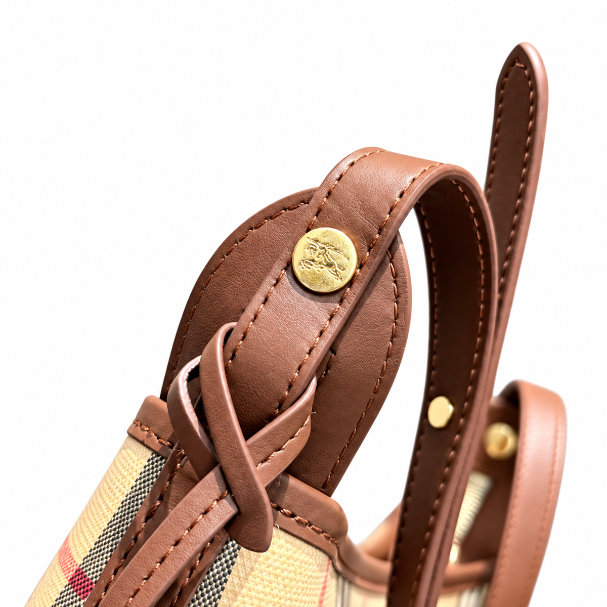 Burberry Heritage Check Day-to-Day Shoulder Bag