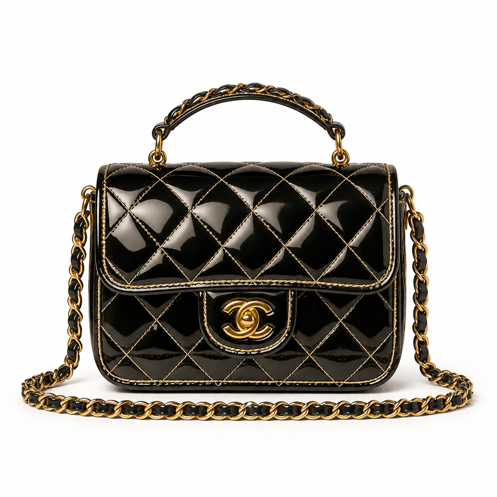 Chanel Slim Double-Chain Bag | 18×4.5×13cm