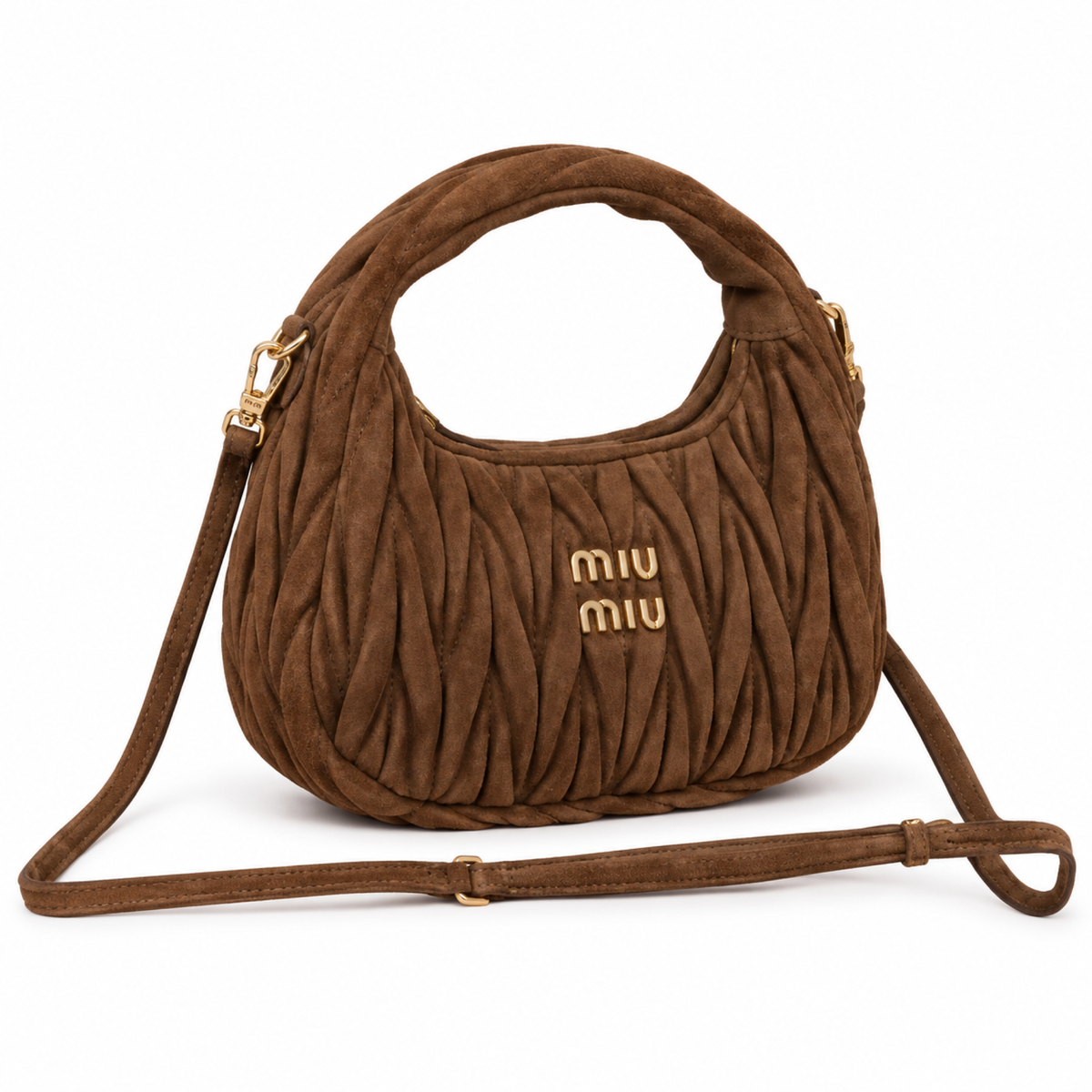 Miu Miu Matelassé Leather Crossbody Shoulder Bag