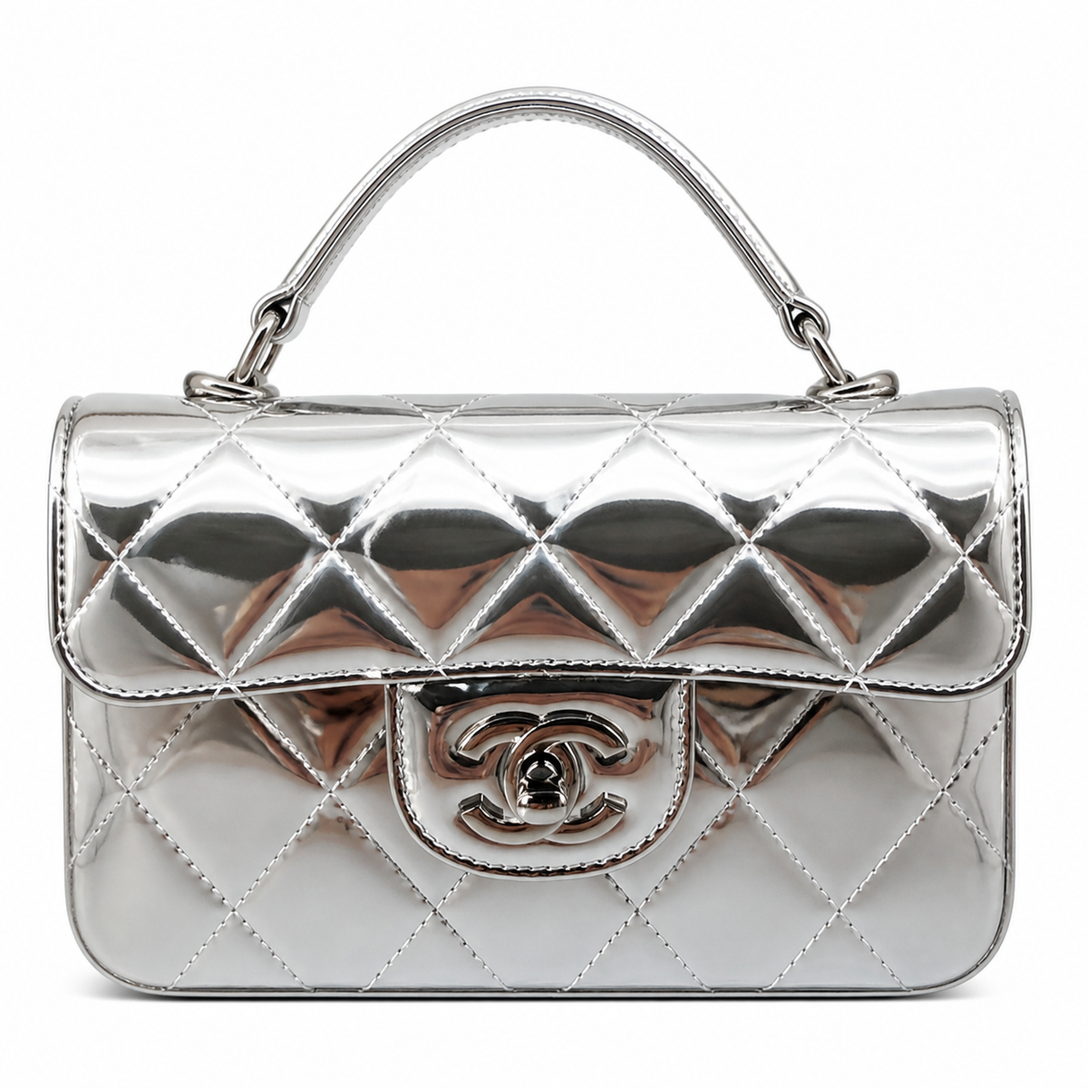 Chanel Slim Chain Bag Beige | Crossbody 18×4.5×13cm