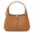 Gucci Jackie 1961 Small Hobo in Camel Tan Leather with Tab Closure