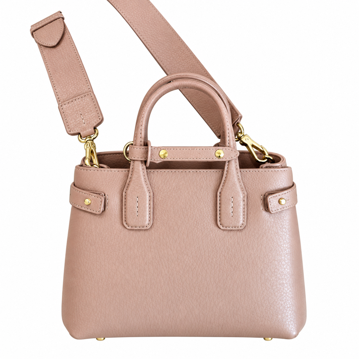 Burberry Heritage Check Equestrian Tote Bag