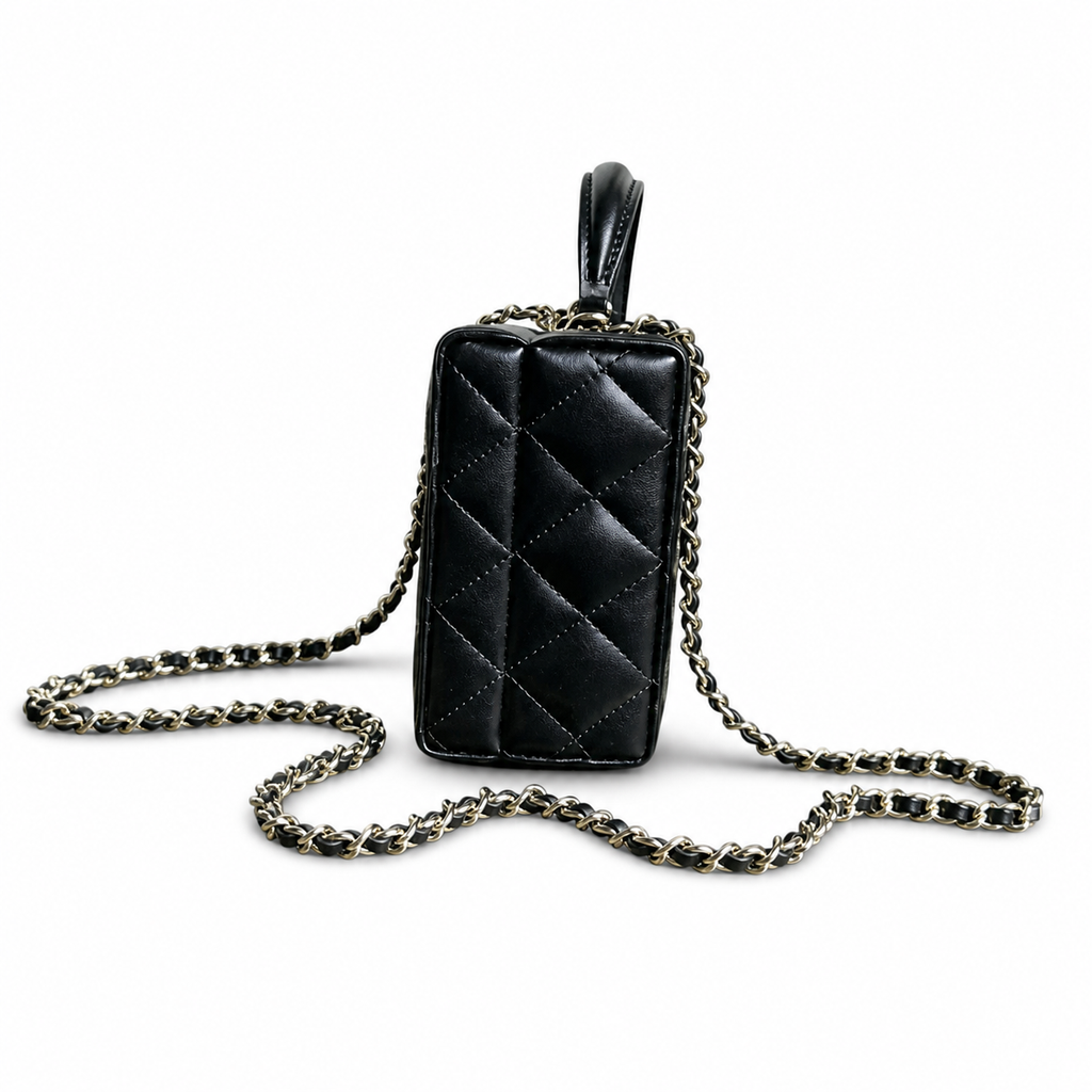 Chanel Iridescent Mini Vertical Flap Crossbody Bag 12×18×6.5cm
