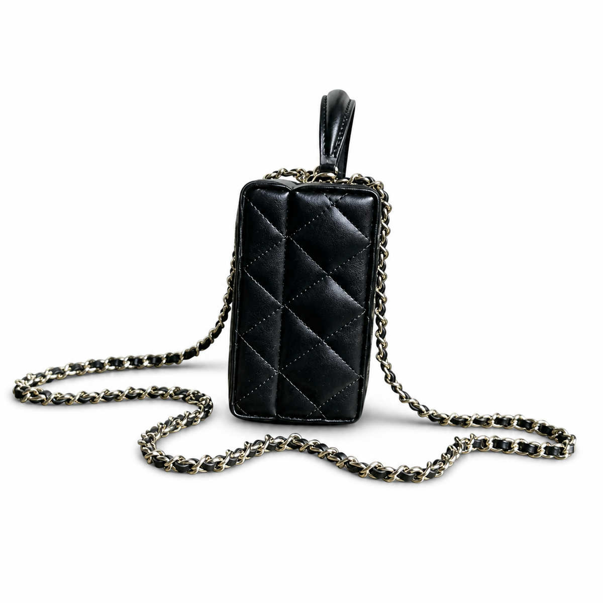 Chanel Iridescent Mini Vertical Flap Crossbody Bag 12×18×6.5cm