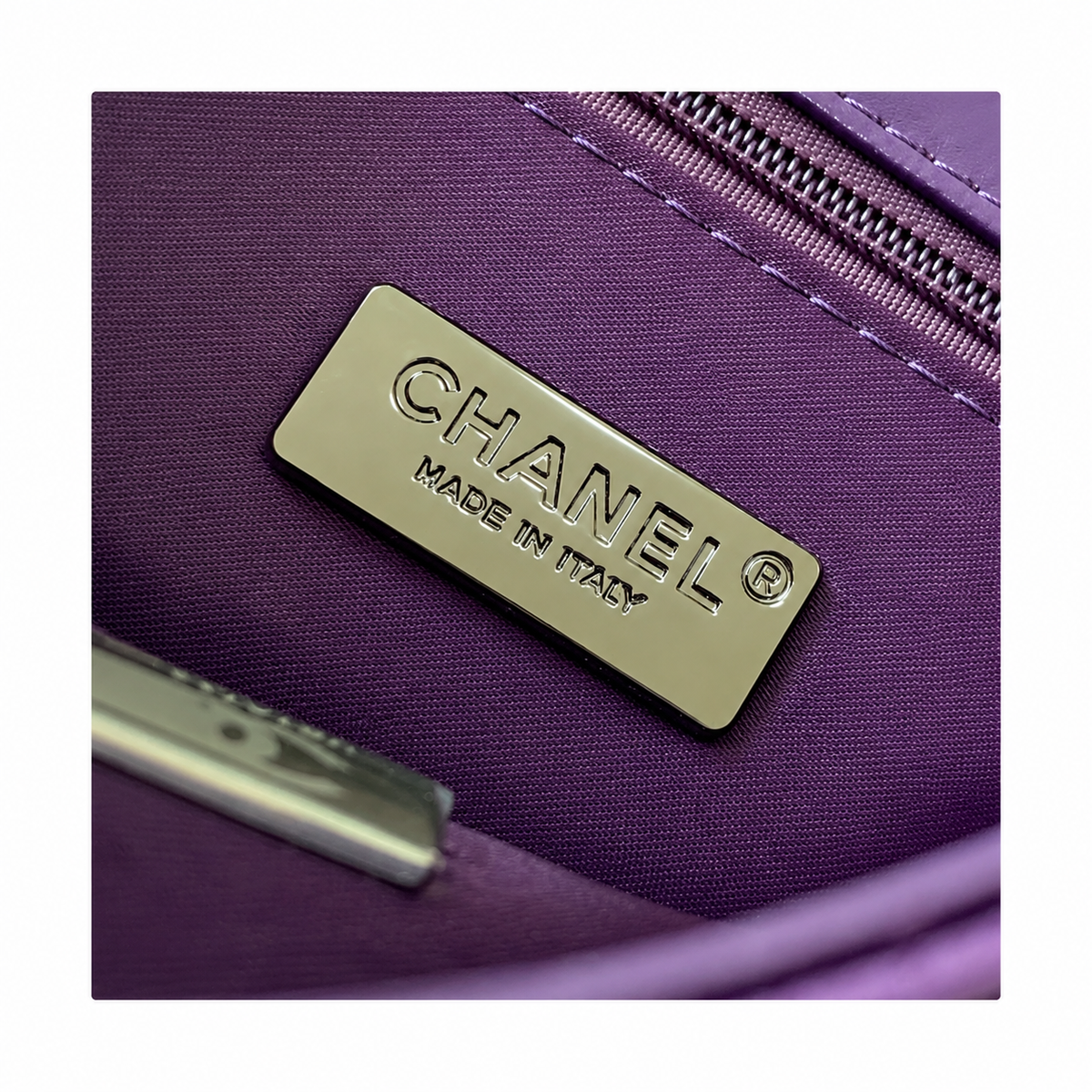 Chanel Multicolour Sequin Diamond-Quilted Flap Bag | Aubergine & Mixed Tones, Gunmetal CC & Chain