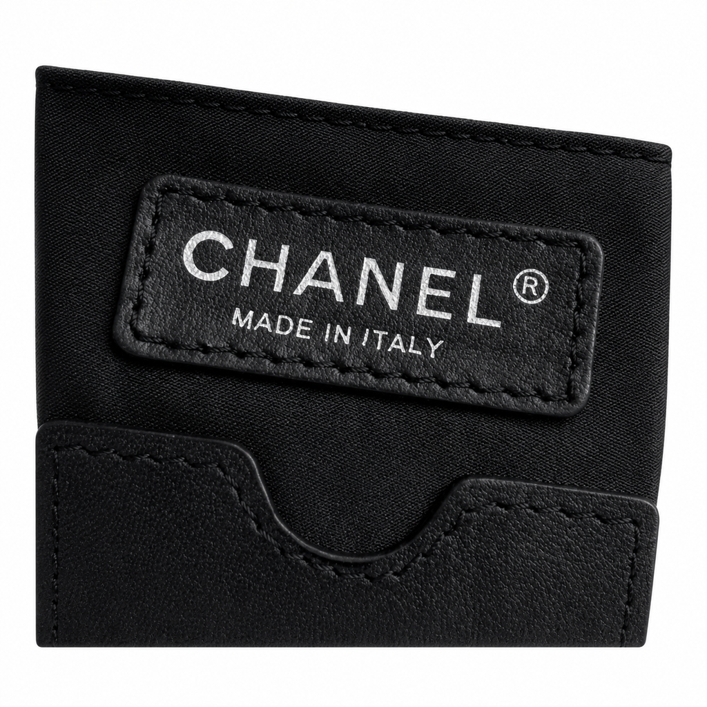 Chanel Ice Blue Canvas Oval Sport Shoulder Bag | Black CC | Adjustable Strap | 17×32×13cm