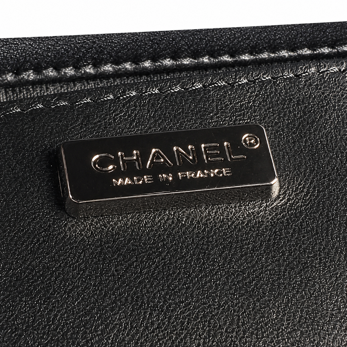 Chanel Black Sequin White Bow Embroidered Flap Bag Silver Chain