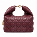 Dior Cannage Top Handle Crossbody Bag