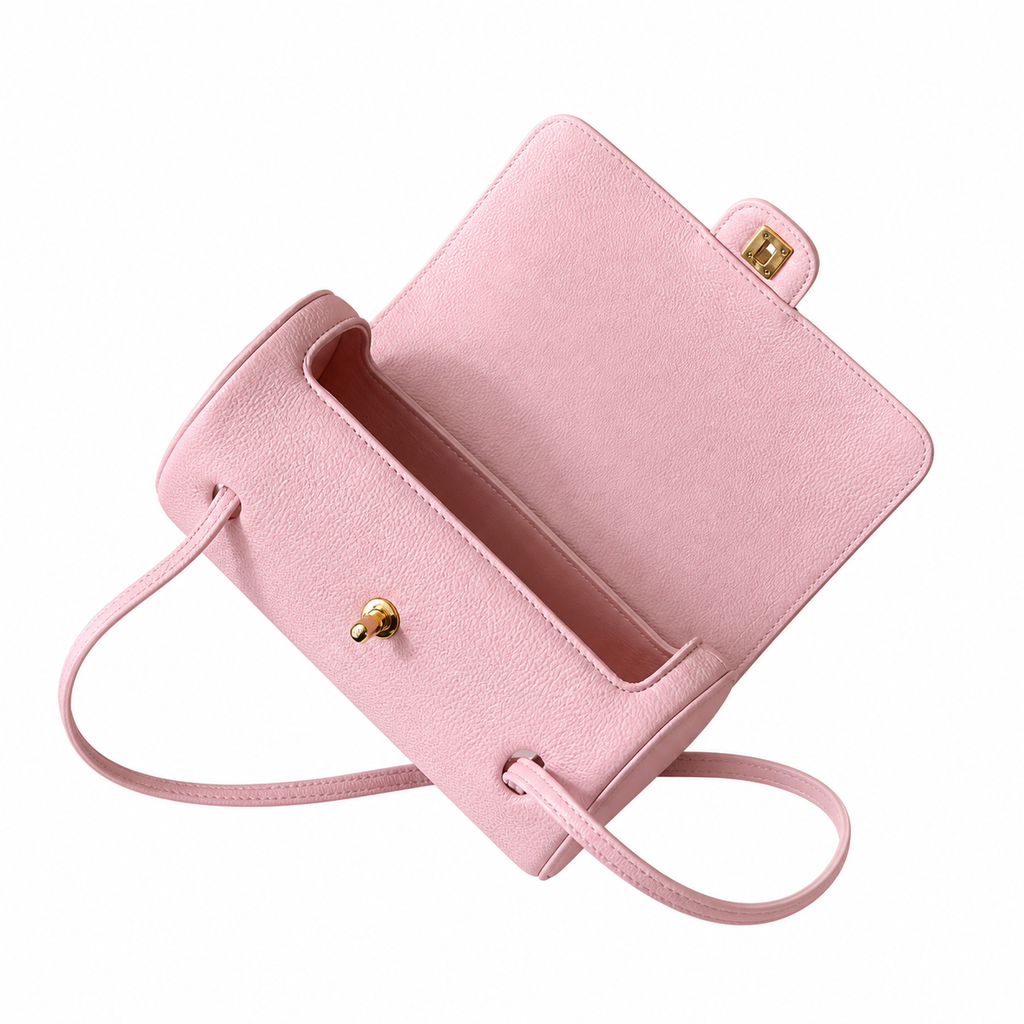 Chanel Vintage Cylinder Barrel Shoulder Bag Blush Pink Caviar Leather Gold CC Turn-Lock Slim Strap 20.5cm