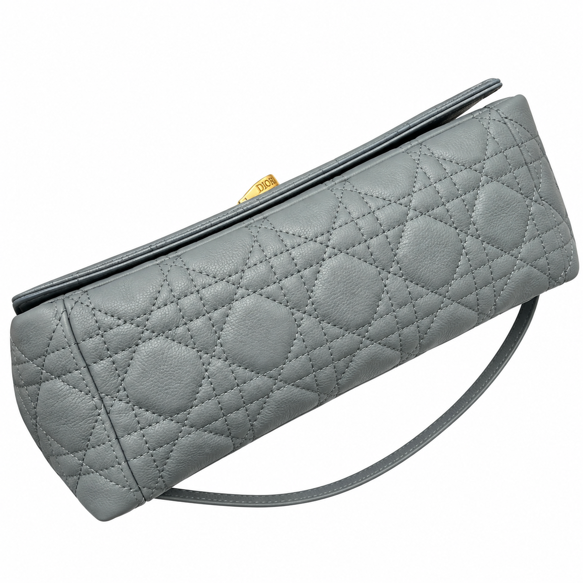 Dior Cannage Quilted Wide Shoulder Bag 25.5cm