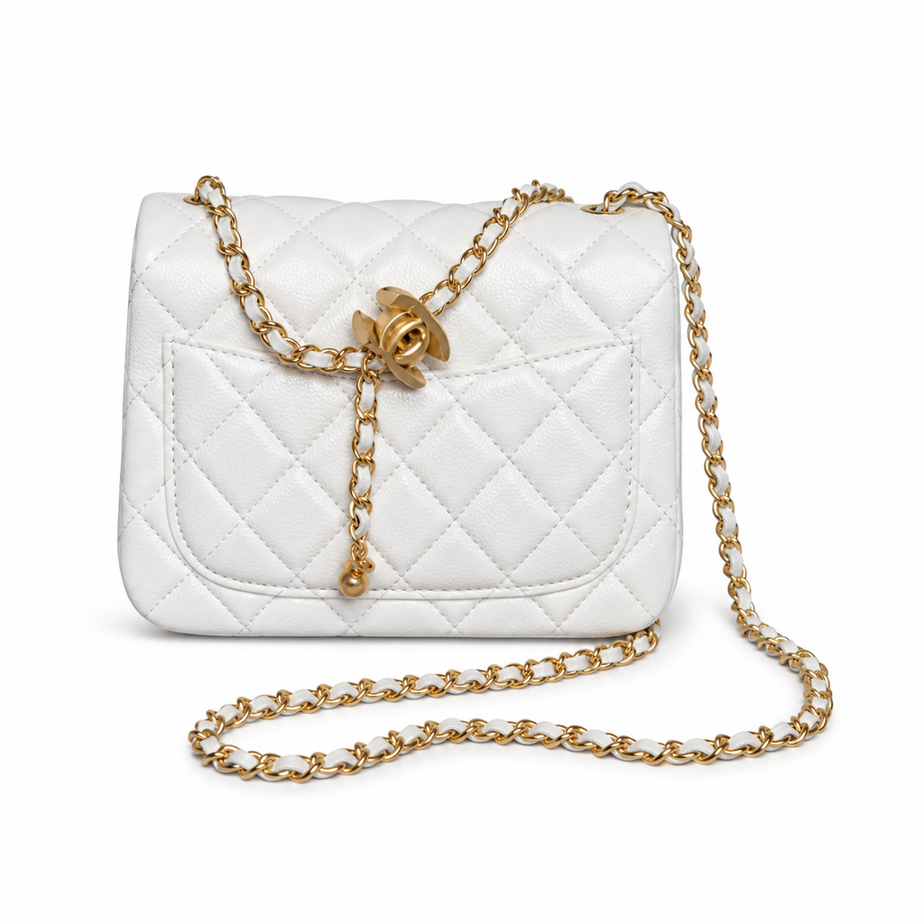 Chanel Square Mini Flap Crossbody Bag 13×18×7cm
