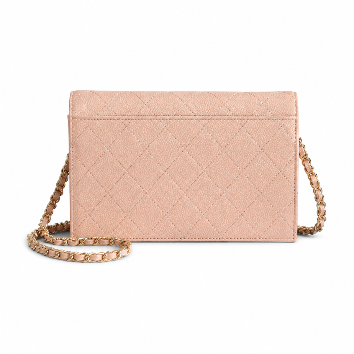 Chanel Burgundy Crocodile-Embossed Chain Bag | Gold CC Hardware Luxury Handbag