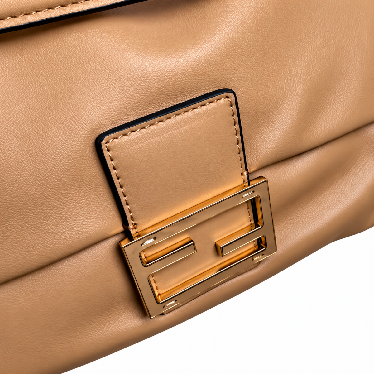 Fendi FF Mini Crossbody Bag – Jacquard Canvas & Gold Hardware, Adjustable Strap, 31.5cm
