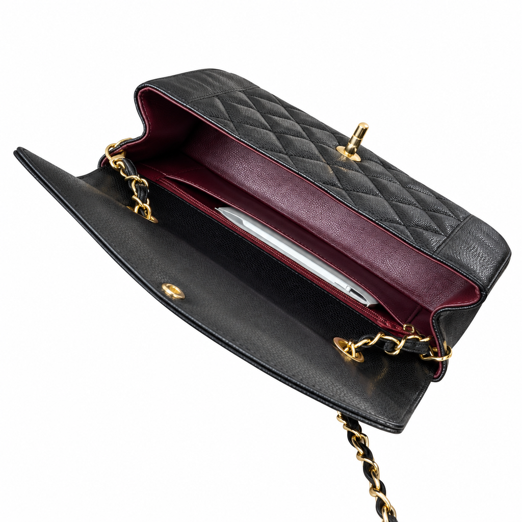 Chanel Quilted Weekend Crossbody Bag 22.5cm