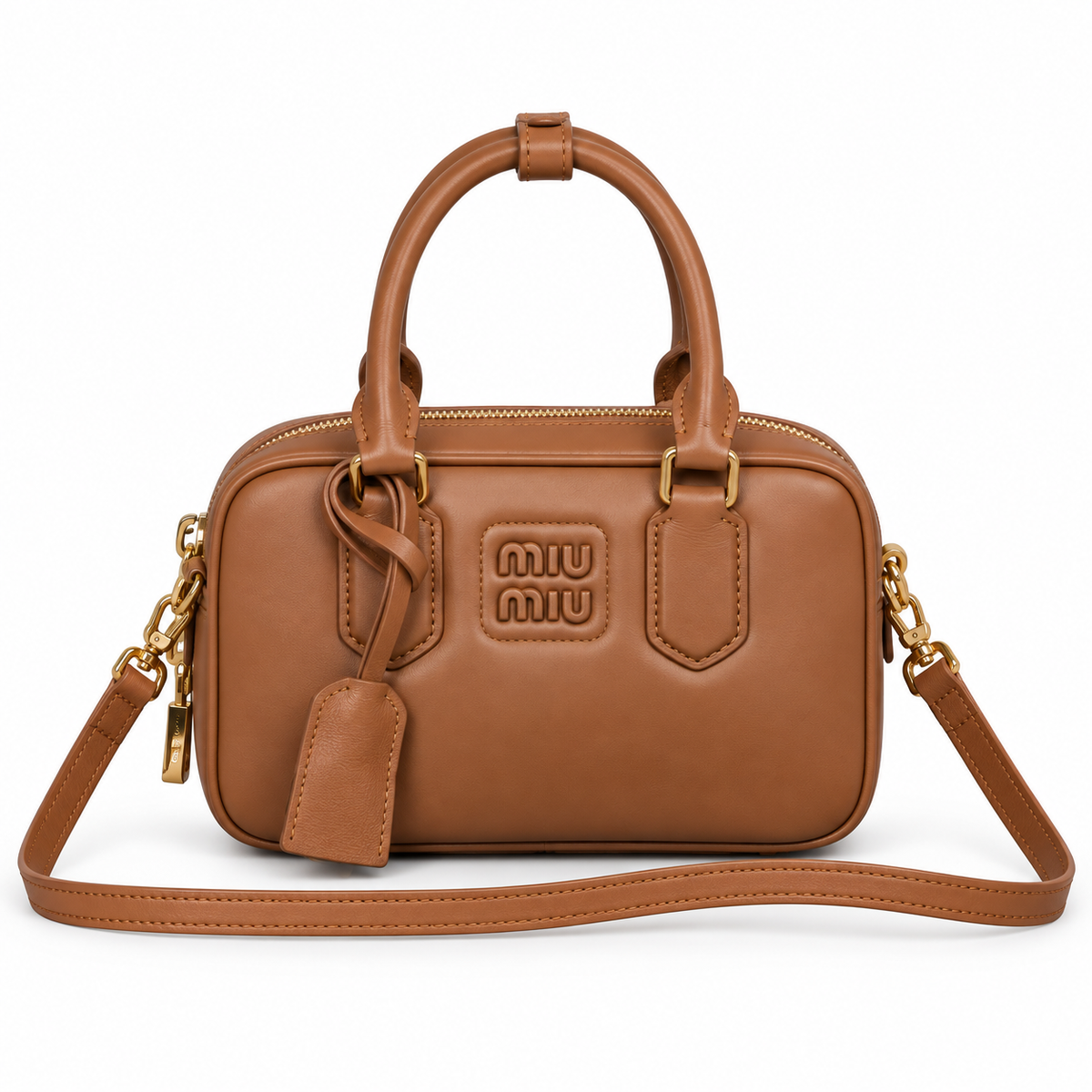 Miu Miu Matelassé Leather Refined Crossbody Bag