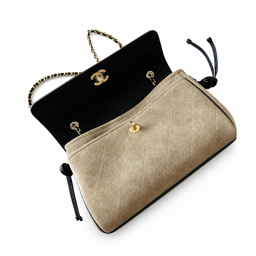 Chanel Structured Crossbody Bag 16×29×9.5cm