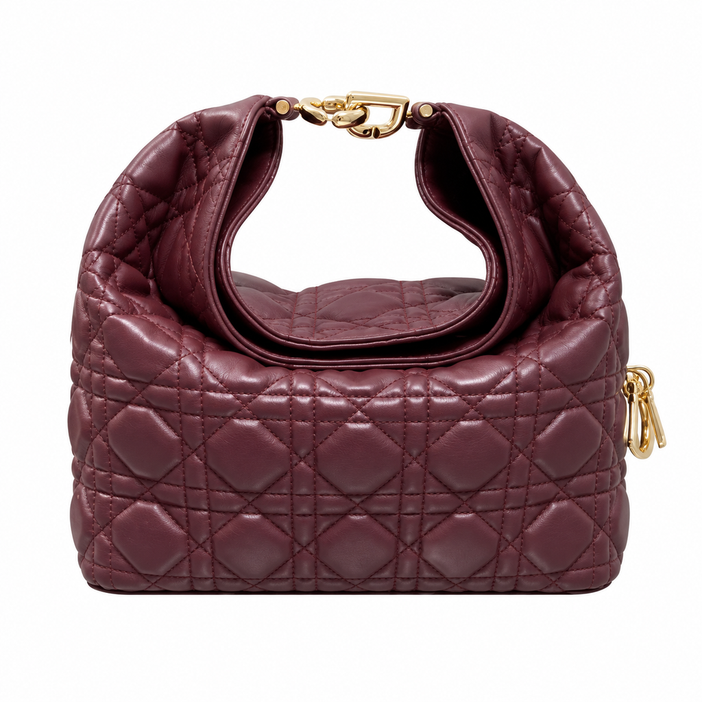 Dior Cannage Top Handle Crossbody Bag