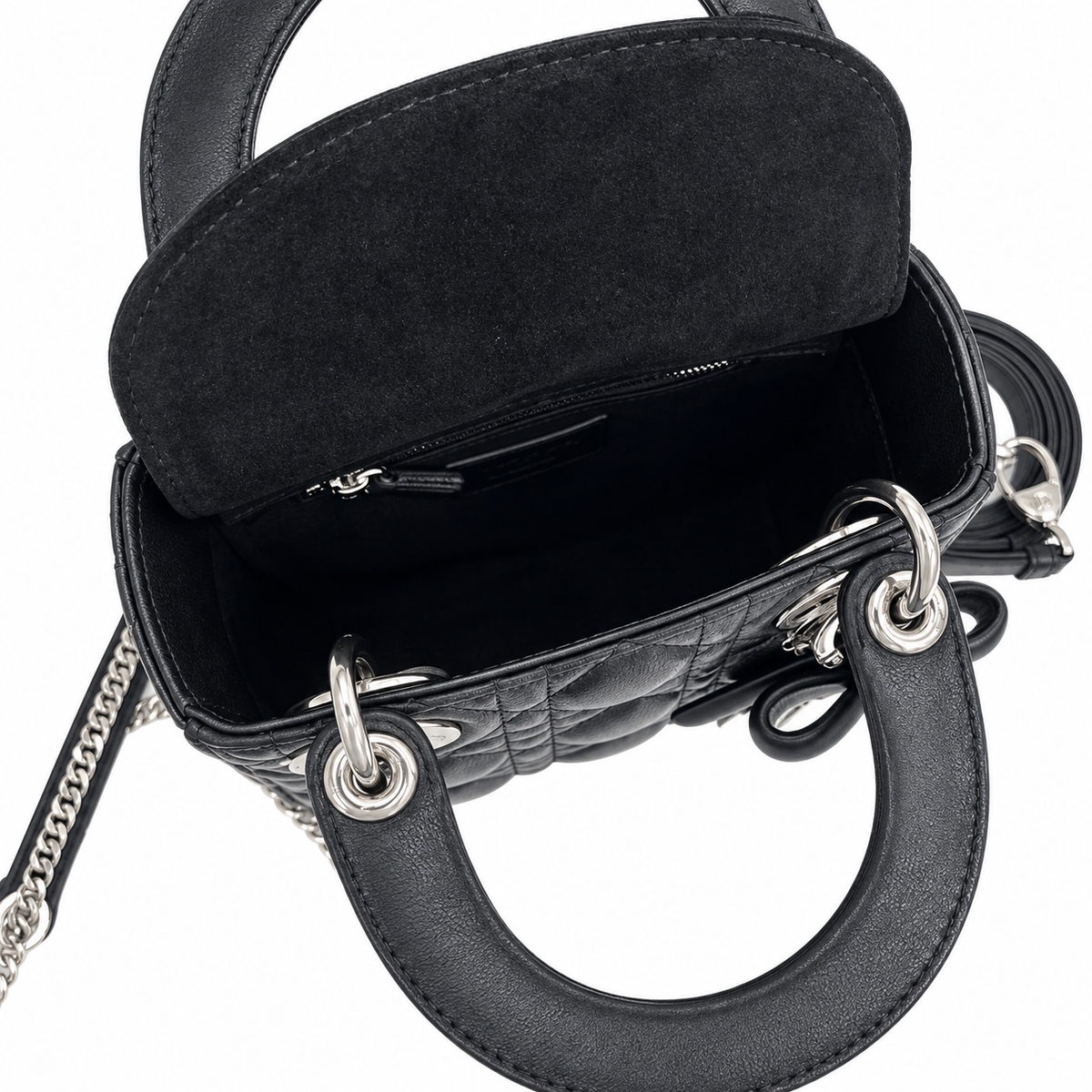 Dior Cannage Quilted Evening Flap Bag 17cm